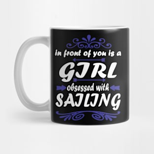 Sailing sailboat women sea gift sailing trip Mug